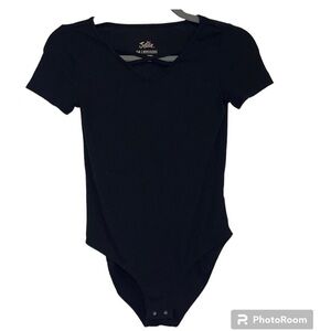 Justice leotard‎ black top versatile dance school 14